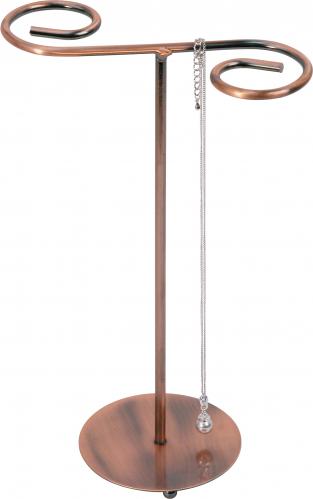 Small Necklace Metal Stand (copper) - 10
